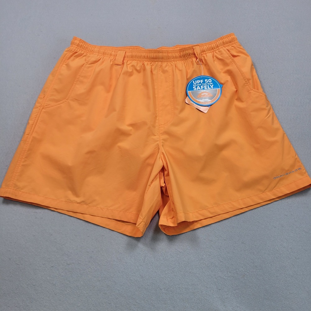Columbia PFG Backcast III Water Short Orange Mens XL FM4009-816‎